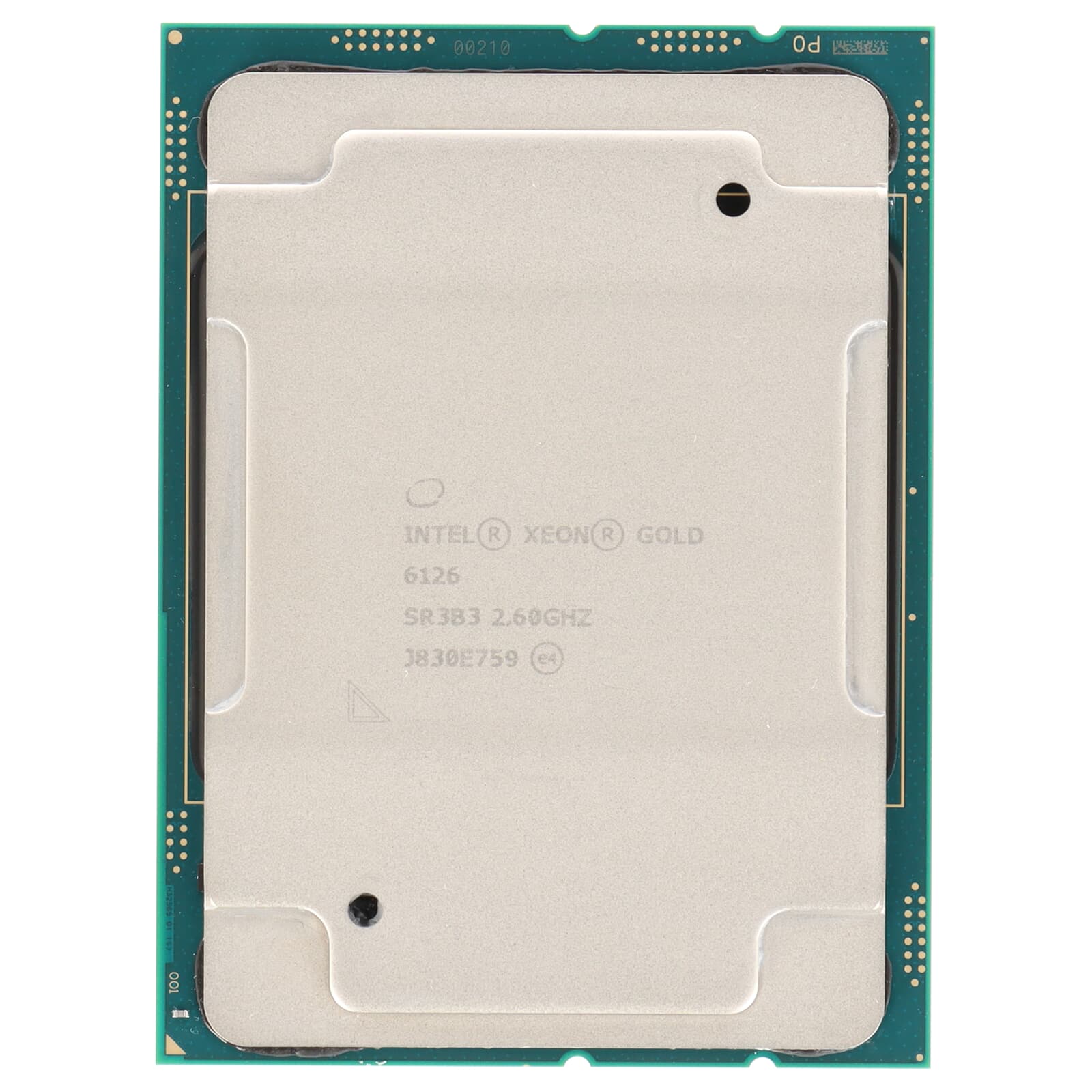 Intel Xeon Gold 6126 2.6 GHz 12-Core Processor – SR3B3, Socket 3647, Clean Pull