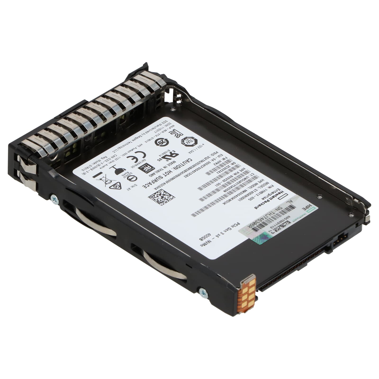 HPE 400GB SATA III 2.5" Internal SSD – 804665-B21, Used, With Blank Tray