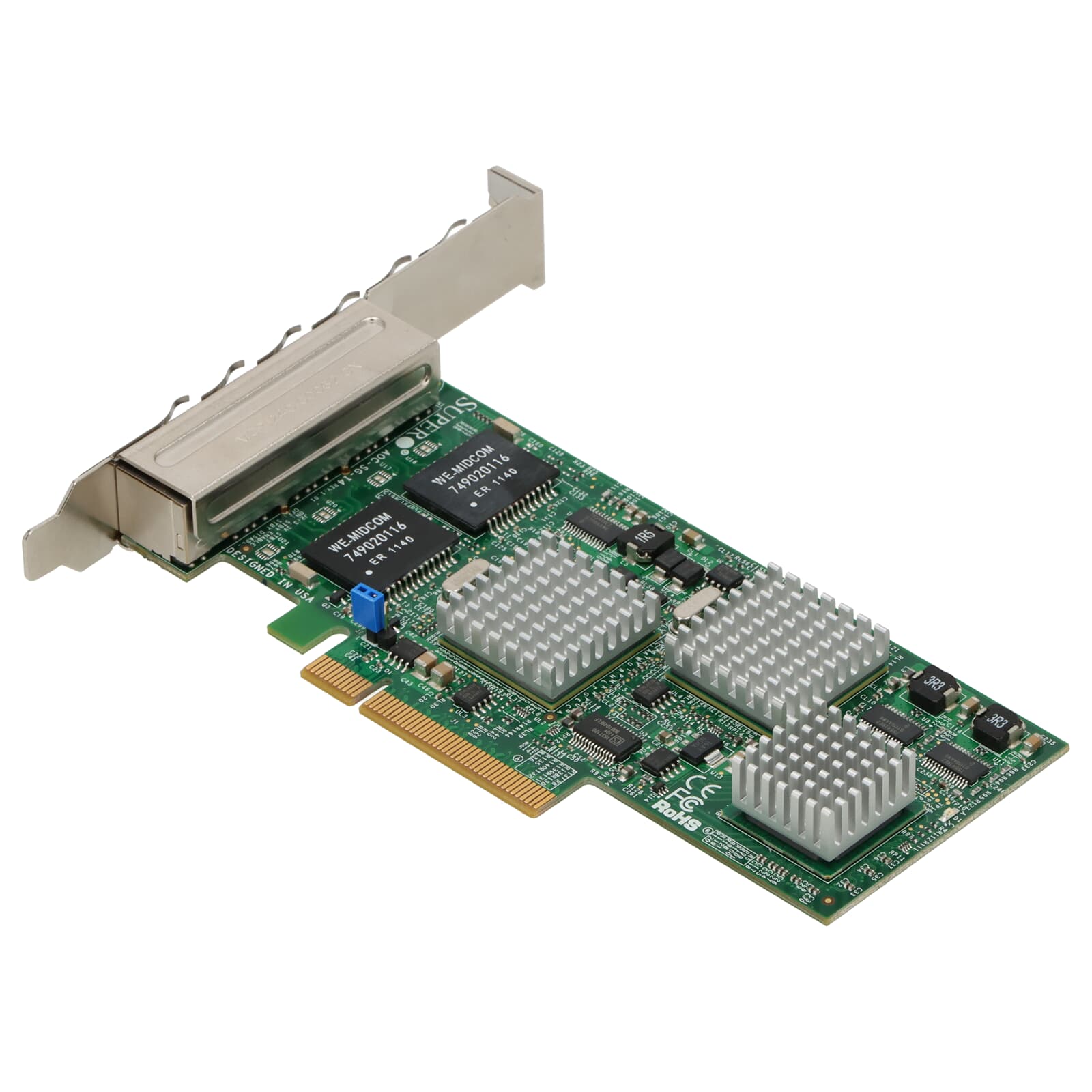 Supermicro Netzwerkkarte 4 Port Gigabit PCI-E - AOC-SG-i4 | GEKKO
