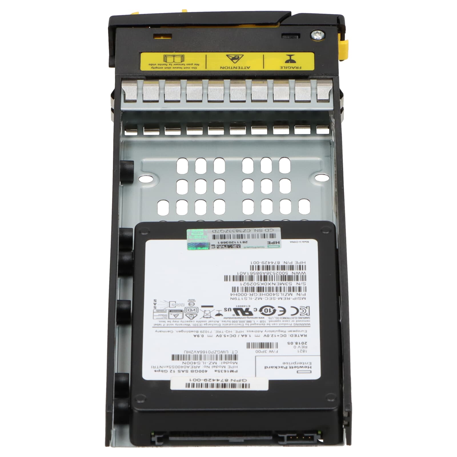N9Y06B HPE 3PAR STORESERV 8000 400GB SAS MLC SFF (2.5IN) SSD