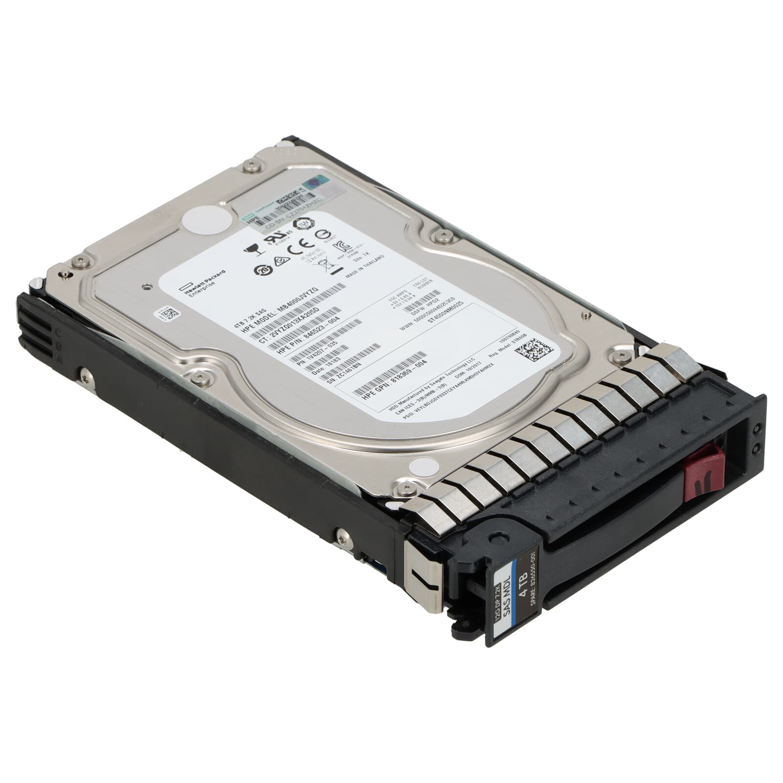 HPE SAS Festplatte 4TB 7,2k SAS 12G LFF - 826550-001 818369-004 