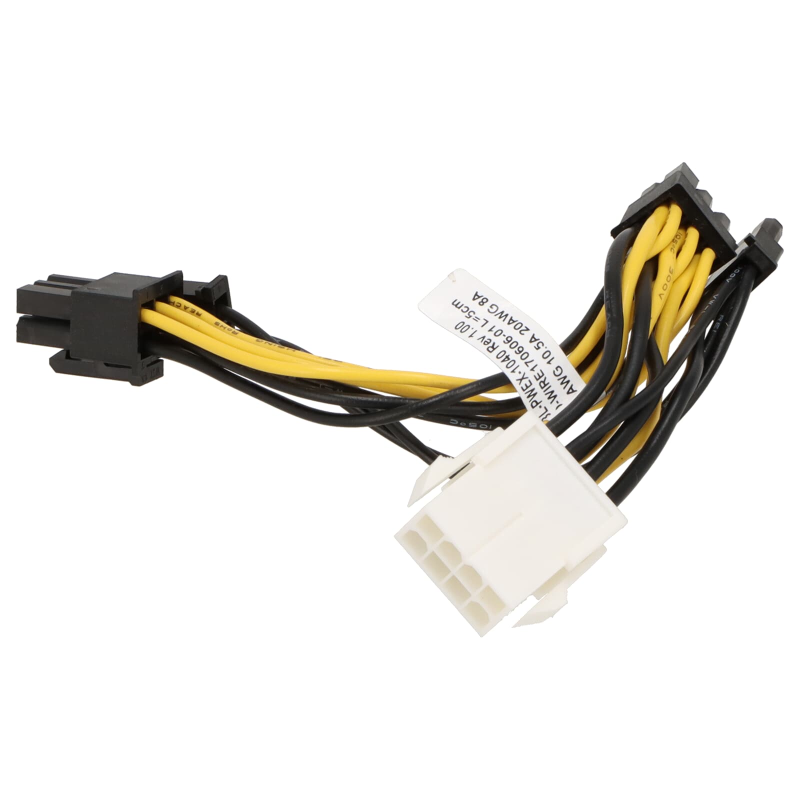 Supermicro 8-Pin CPU To 8-Pin PCIe GPU Power Adapter Cable – 30cm (CBL-PWEX-0665) – Tested Used