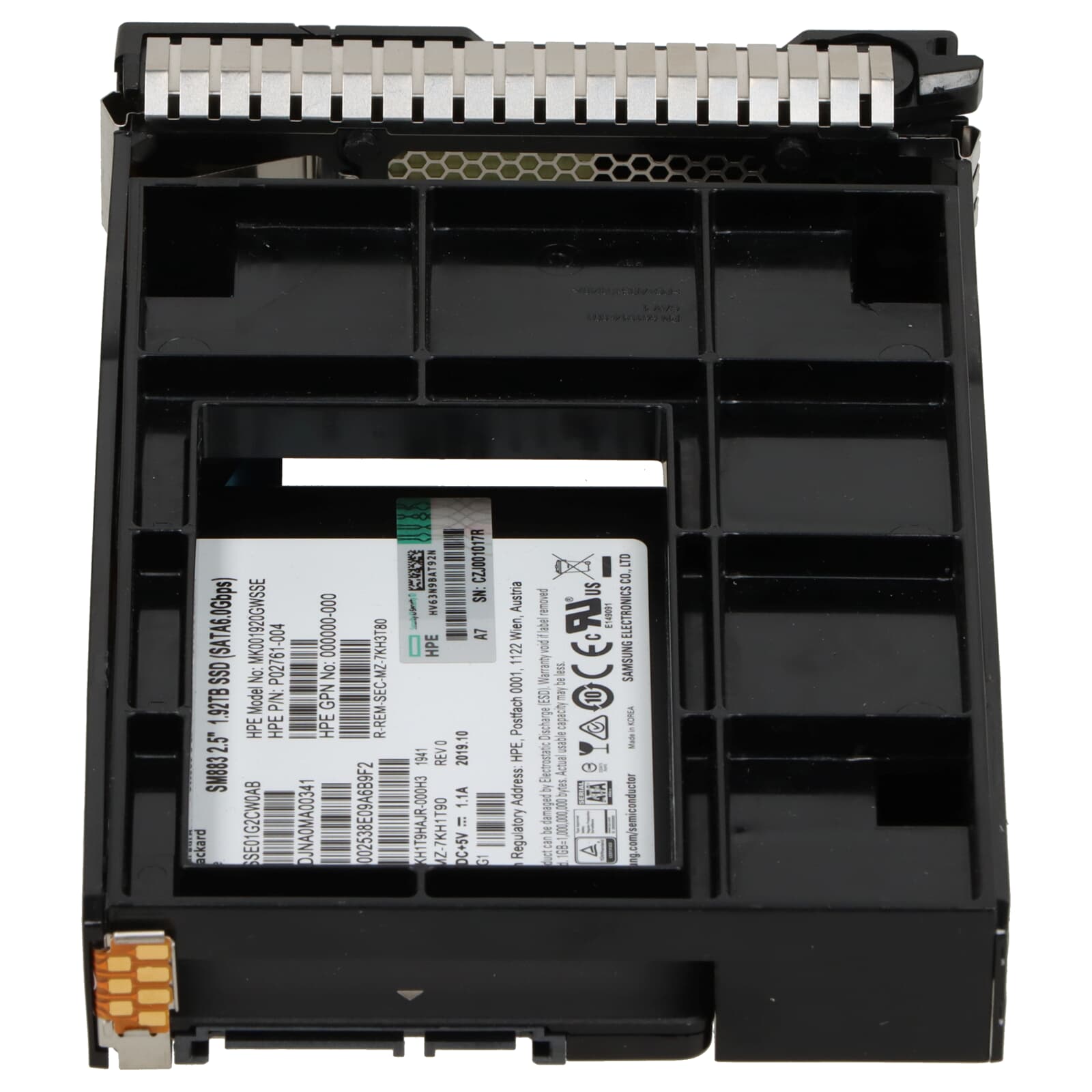 thumbnail interactive-video image 1 of HPE P40499-B21 / P41524-001 1.92TB SATA 6G 2.5-inch Gen10 Plus V2 Gen11 Server SSD - Hot Swap 1 of 6