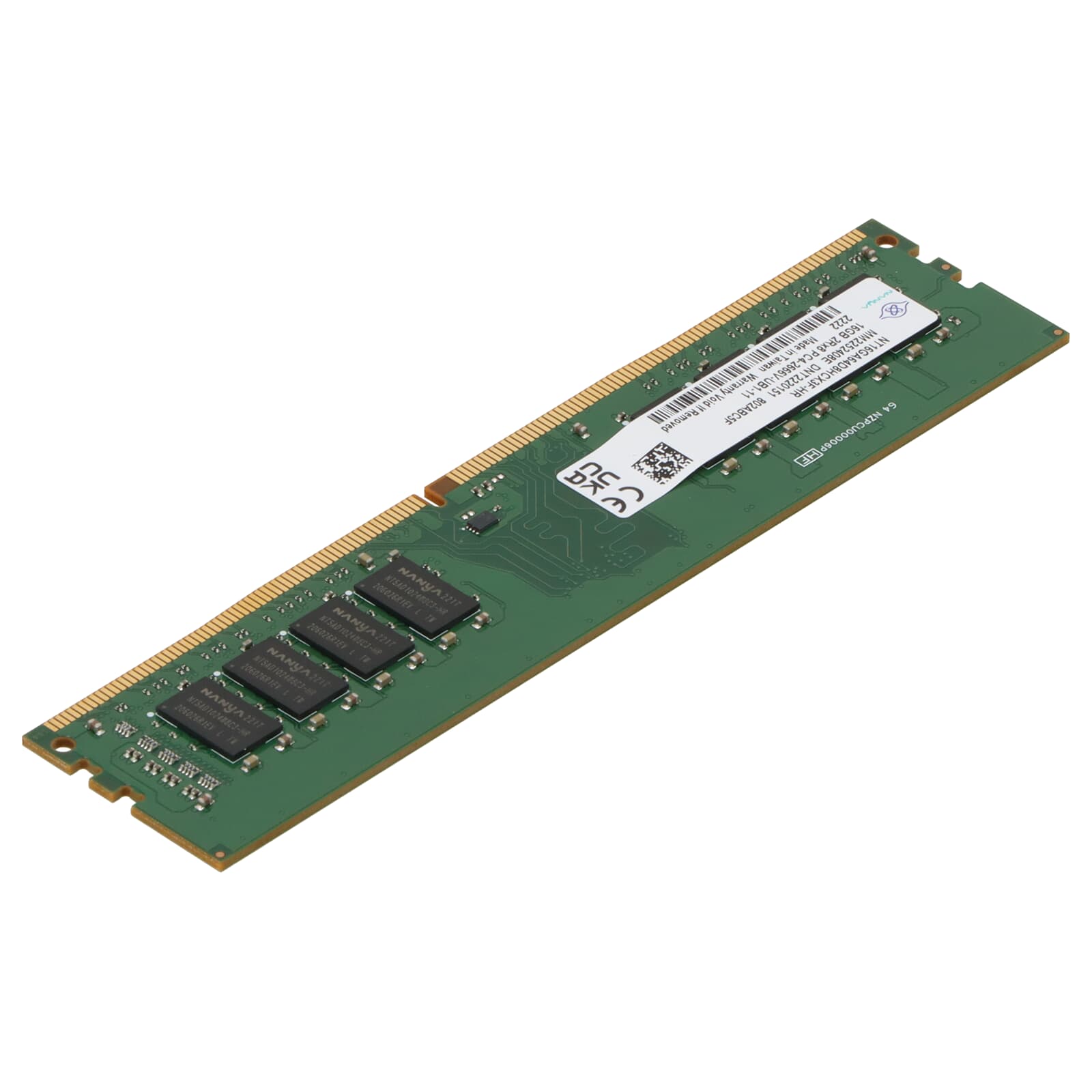 Nanya 16GB PC4-2666V DDR4-RAM UDIMM 2R - NT16GA64D8HCX3F-HR
