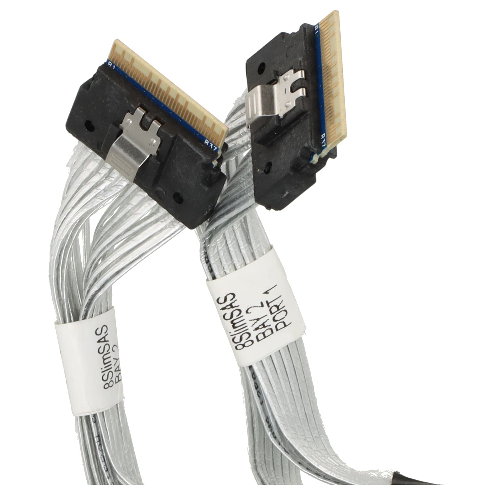 Bay Riser HPE SAS Cable Slim SAS SFF-8654 8i - Riser to Bay 2 Port 1-2 - 869814 ...