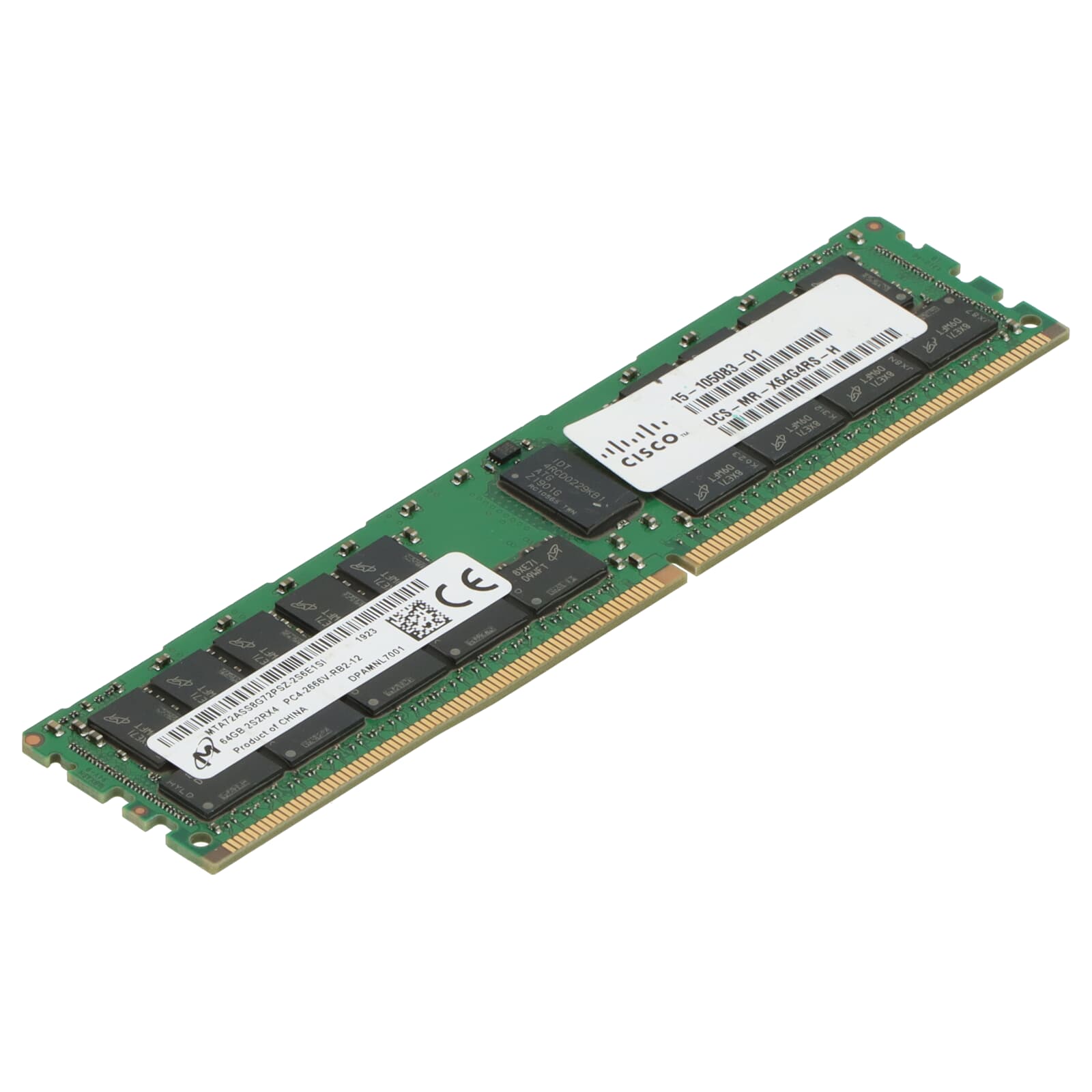 Upper Rams Tsv Cisco 64GB PC4-2666V DDR4-RAM TSV-RDIMM ECC 4R - UCS-MR-X64G4RS-H ...