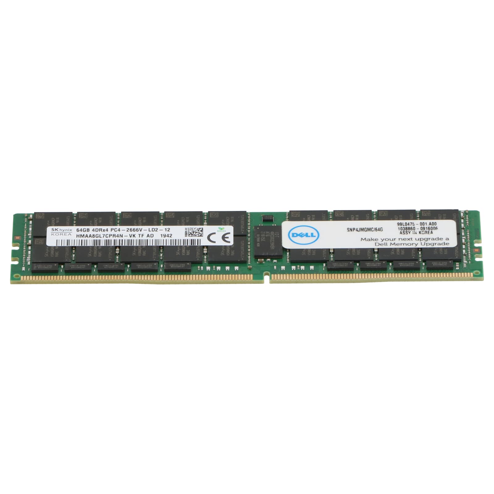 Dell 64GB PC4-2666V DDR4-RAM ECC LRDIMM 4R - SNP4JMGMC/64G HMAA8GL7CPR4N-VK