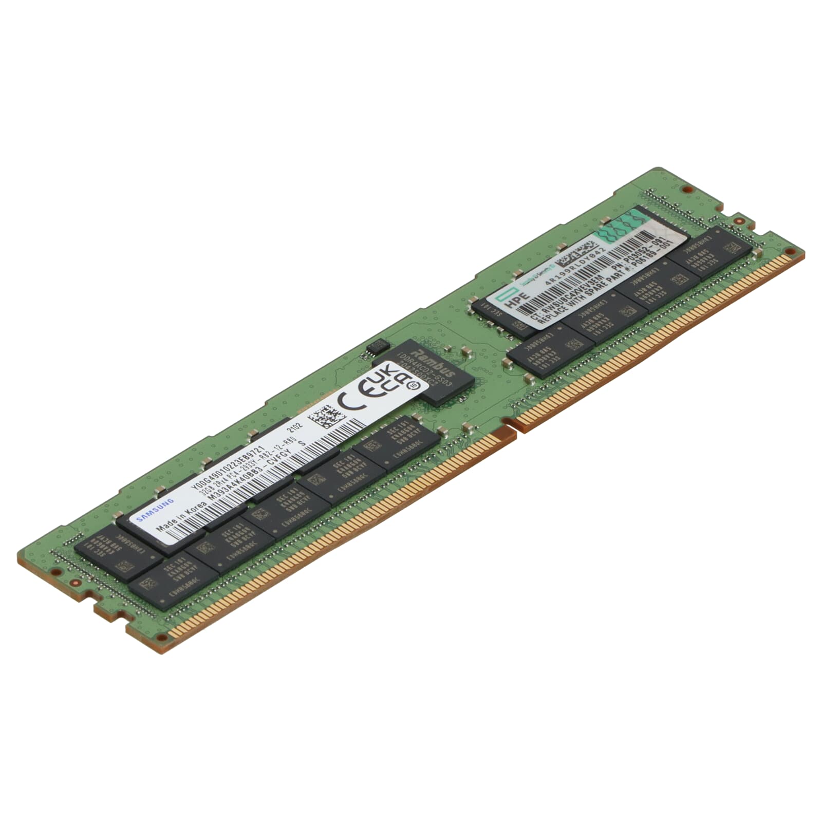 HPE 32GB PC4-2933Y DDR4 RAM ECC RDIMM 2R - P03052-091 P00924-B21 ...