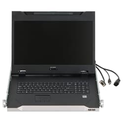 HP 19" Console LCD8500 18.5" TFT 1U INTL USB w/RAIL - AF644A