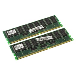 Samsung DDR-RAM 512MB Kit 2x256MB PC1600R ECC CL2 - M383L3310DTS-CA0