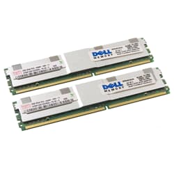 Dell DDR2-RAM 4GB-Kit 2x 2GB PC2-5300F ECC 2R - SNP9W657CK2/4G