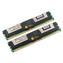 Kingston DDR2-RAM 2GB-Kit 2x1GB PC2-5300F ECC 2R - KVR667D2D8F5/1G