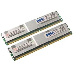 Dell DDR2-RAM 2GB Kit 2x1GB PC2-5300F ECC 1R - SNP9F030CK2/2G