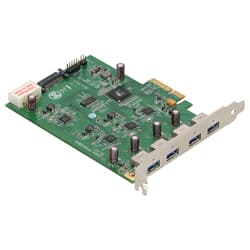Delock Quad Port USB 3.0 Interface Card PCI-e 2.0 x4 - 89325