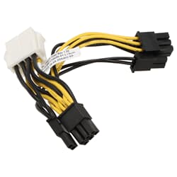 Supermicro GPU Power Cable 8-pin to 2x 6+2 pin 5cm - CBL-PWEX-1040