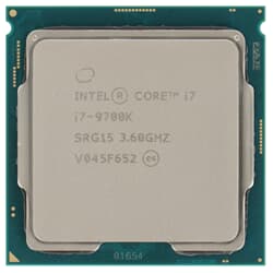 Intel Core i7-9700K 8-Core 3,6GHz 12M 95W FCLGA1151 - SRG15