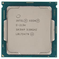 Intel Xeon E-2134 CPU 4-core 3.5GHz 8MB 71W FCLGA1151 - SR3WP