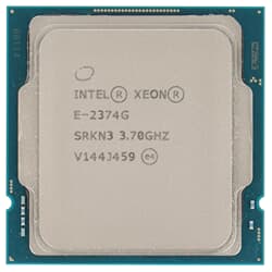 Intel Xeon E-2374G CPU 4-Core 3,7GHz 8M 8GT/s 80W FCLGA1200 - SRKN3