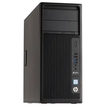 HP Workstation Z240 QC Xeon E3-1245 V5 3,5GHz 16GB 500GB CMT DVD Win 10