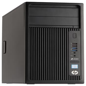 HP Workstation Z240 4-Core Xeon E3-1270 v6 3,8GHz 16GB 512GB SSD CMT Win 10  Pro