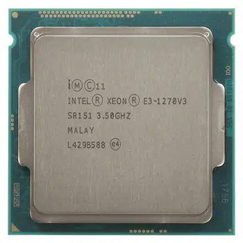 Intel CPU Sockel 1150 4-Core Xeon E3-1270 v3 3,5GHz 8M 5 GT/s - SR151 Intel CPU Sockel 1150 4-Core Xeon E3-1270 v3 3,5GHz 8M 5 GT/s - SR151