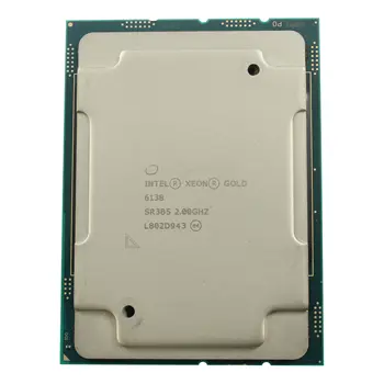 Intel CPU Socket 3647 20-Core Xeon Gold 6138 2GHz 27,5MB - SR3B5
