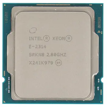 Intel Xeon E-2314 4-Core 2.8GHz 8M 8GT/s 65W FCLGA1200 - SRKN8