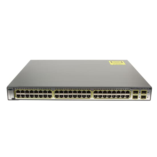 Cisco Switch Catalyst 3750G 48x 1Gbit 4x SFP 1Gbit - WS-C3750G-48TS-S