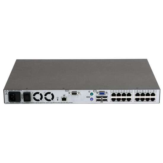 HP IP Console Switch with Virtual Media 4x1x16 USB/PS2 - AF602A