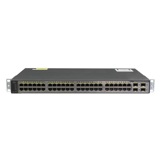 Cisco Catalyst 3750v2 48x 100Mbit PoE 4x SFP 1GbE - WS-C3750V2-48PS-S