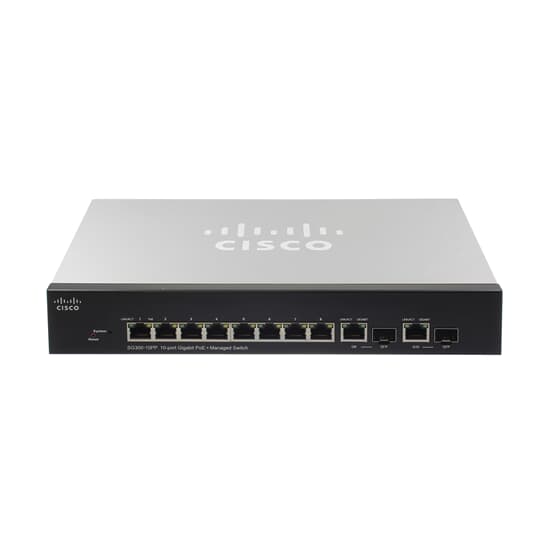 Cisco Switch Small Business 8x 1Gbit PoE+ 2x SFP 1Gbit - SG300-10PP-K9 V02