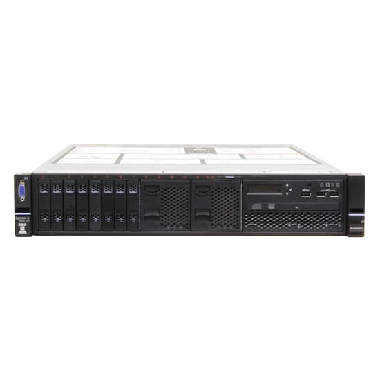 Lenovo Server System x3650 M5 2x 6-Core Xeon E5-2620 v3 2,4GHz 128GB 8xSFF M5210