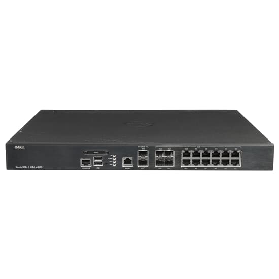 Dell Firewall NSA 4600 6Gbps 2x SFP+ 10GbE 16x 1GbE - SonicWall NSA4600 10105