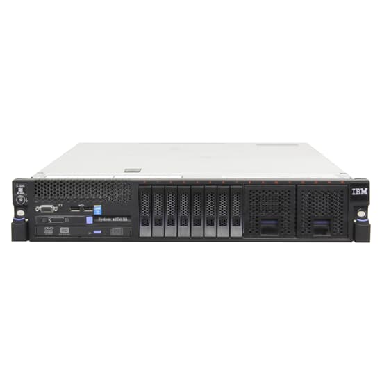 IBM Server System x3750 M4 4x 8-Core Xeon E5-4620 2,2GHz 128GB 8xSFF M5110e