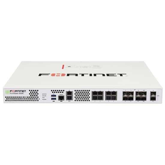 Fortinet Firewall FortiGate 500E 36 Gbps 16x 1GbE 2x 10GbE SFP FG-500E
