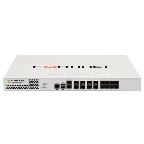 Fortinet Firewall FortiGate 400D 16 Gbps w/o Brackets - P18697-02-02 FG-400D