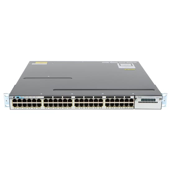 Cisco Switch Catalyst 3750X 48x RJ45 1GbE PoE+ 1x PSU -WS-C3750X-48P-S