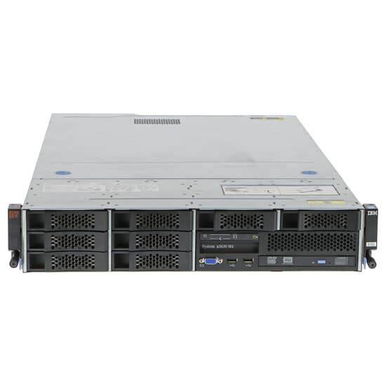 IBM Server System x3630 M4 2x 8-Core E5-2450 v2 2,5GHz 128GB 8xLFF M5110