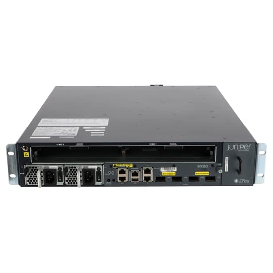 Juniper Universal Edge Router MX80 4x 10GbE XFP 2x PSU w/o MIC - CHAS-MX80-S