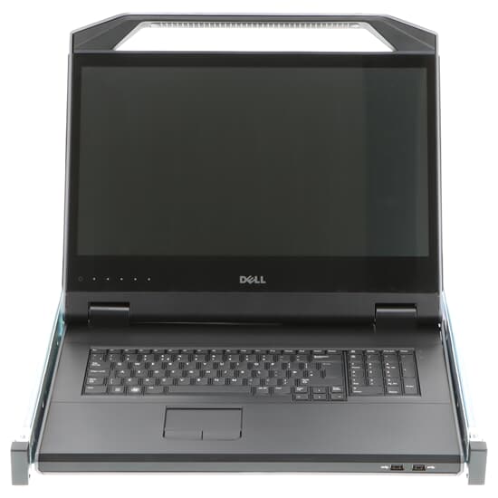 Dell 19" Konsole DKMMLED185 18,5" TFT 1U UK USB w/ Rails - DKMMLED185-201