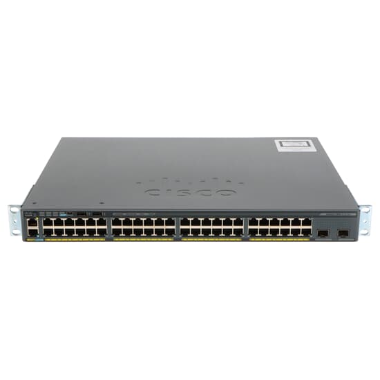 Cisco Switch Catalyst 2960-X PoE+ 48x 1GbE RJ45 2x 10GbE SFP+ - C2960X-48FPD-L