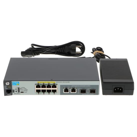 HP 2530-8G PoE+ Switch 8x 1GbE RJ45 2x 1GbE Combo RJ45/SFP Ports - J9774A