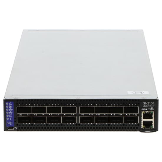 Mellanox SN2100 Open Ethernet Switch 16x QSFP28 100GbE - MSN2100-CB2F