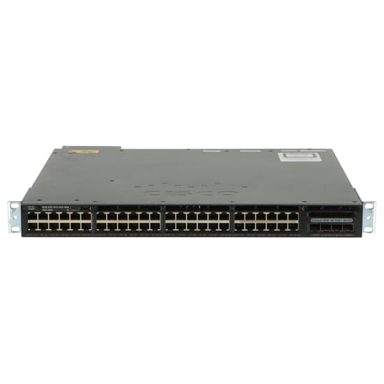 Cisco Catalyst 3650 Switch 48x 1GbE PoE+ 4x SFP+ IP Services WS-C3650-48FQ-L