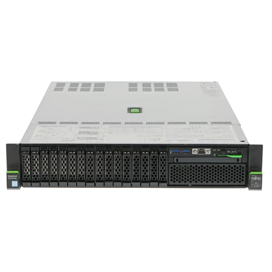 Fujitsu Primergy RX2540 M4 Server 2x Xeon Silver 4110 8-Core 2,1GHz 32GB DDR4 RAM EP400i 16x SFF (SAS/SATA)