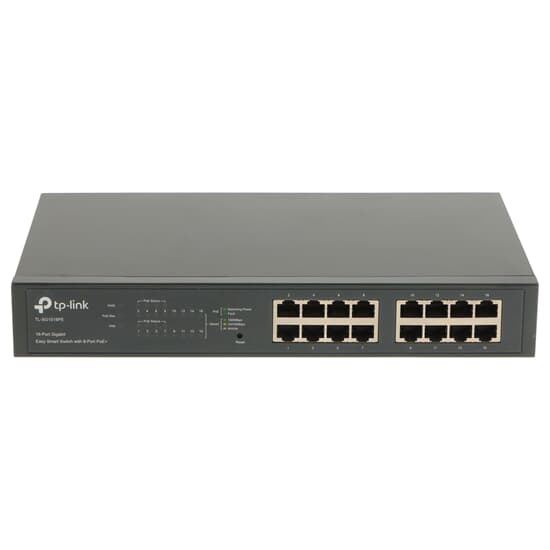 TP-Link Easy Smart Switch 8x 1GbE RJ45 PoE+ 110W - TL-SG1016PE V1