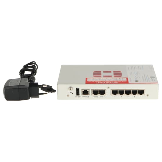 Fortinet FortiGate 50E Firewall 2,5 Gbps 7x 1GbE w/ PSU - P17464-05-01 FG-50E