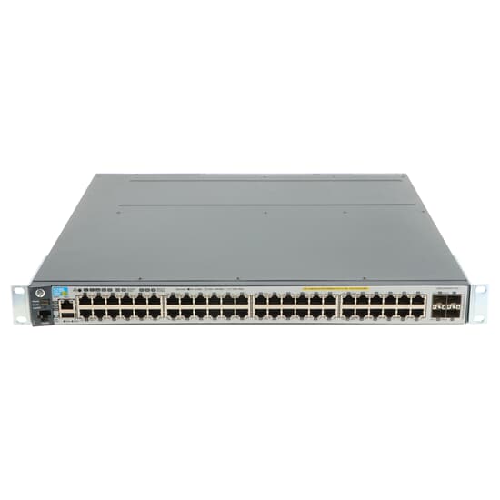 HPE Aruba 3800 48G PoE+ 4SFP+ Switch 48x 1GbE PoE+ 1080W 4x 10GbE SFP+ 2x PSU - J9574A