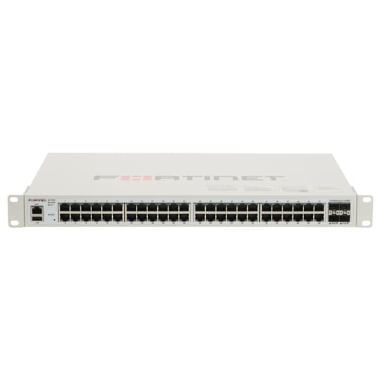 Fortinet FortiSwitch 448E 48x 1GbE RJ45 4x 10GbE SFP+ - FS-448E P24037-03-01 NOB