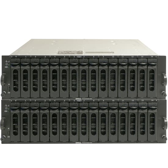 Dell SAN-Storage PowerVault MD3000i + MD1000 iSCSI 18TB 30x 600GB/15k SAS
